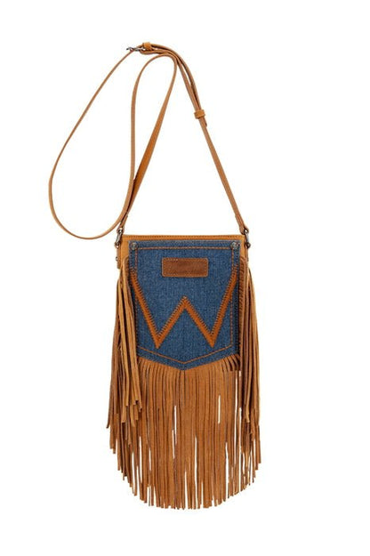 Wrangler Denim Pocket Fringe Bag - Saddleworld Devonport