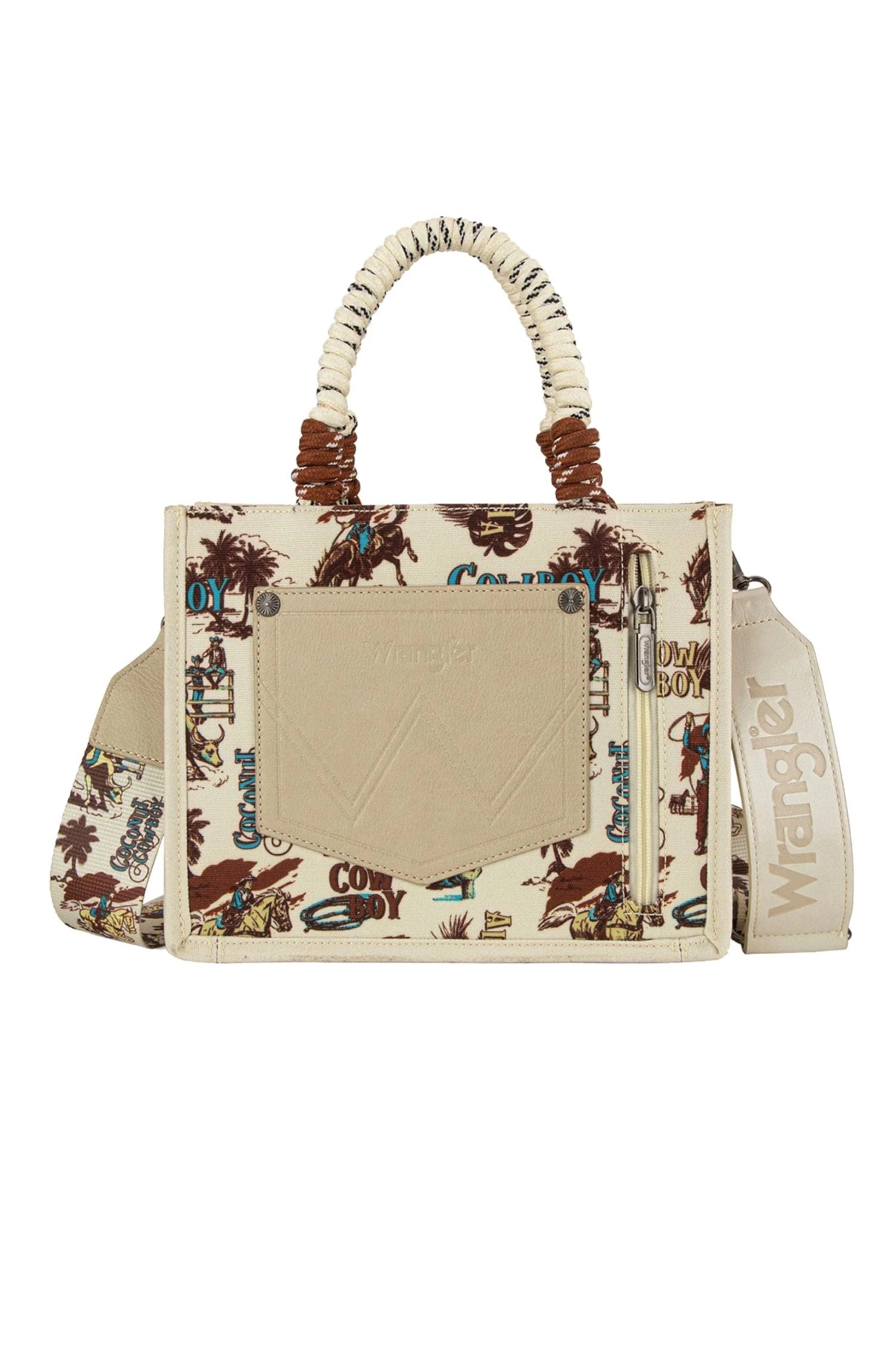 Wrangler Rodeo Print Crossbody Handbag