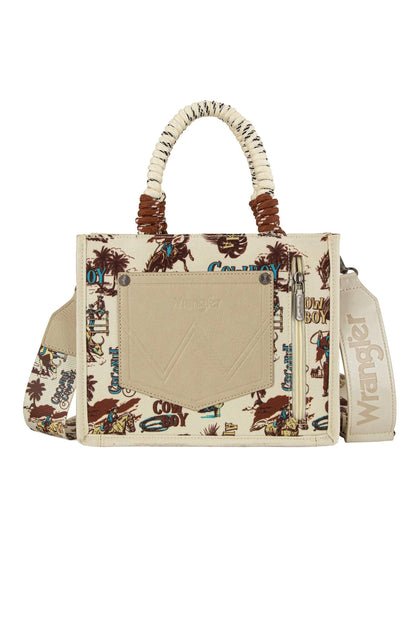 Wrangler Rodeo Print Crossbody Handbag