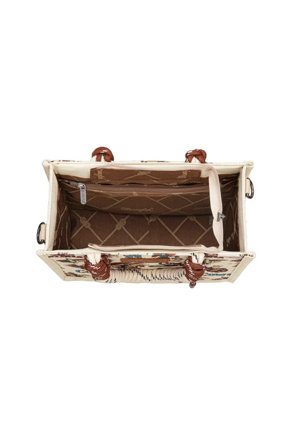 Wrangler Rodeo Print Crossbody Handbag
