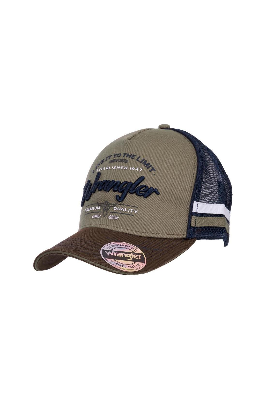 Wrangler Mens Joel High Profile Trucker Cap - Saddleworld Devonport