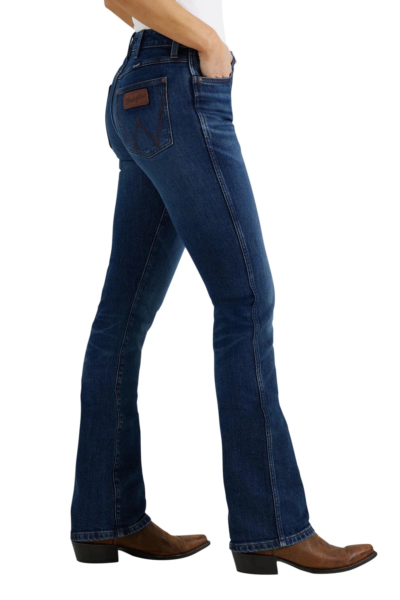 Wrangler Retro Bailey High Rise Jeans - 32 Leg - Saddleworld Devonport