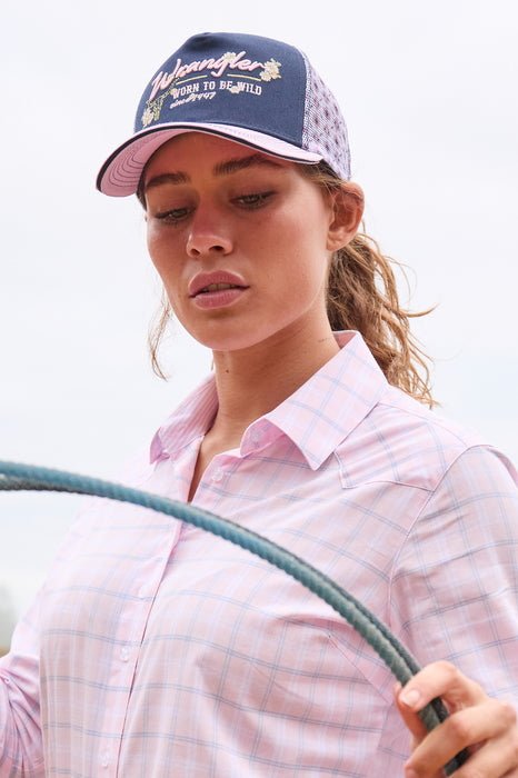 Wrangler Womens Bella High Profile Trucker Cap - Saddleworld Devonport