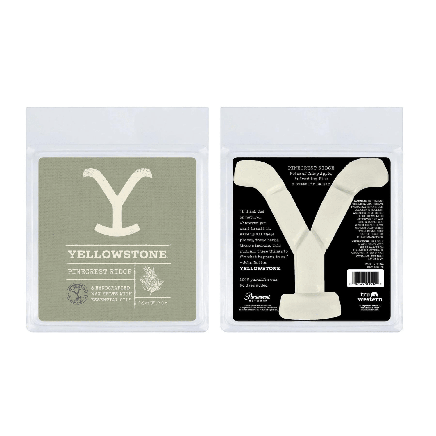 Yellowstone Pinecrest Ridge Wax Melt - Saddleworld Devonport