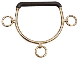 Zilco Chifney Gold Rubber Bit - Saddleworld Devonport
