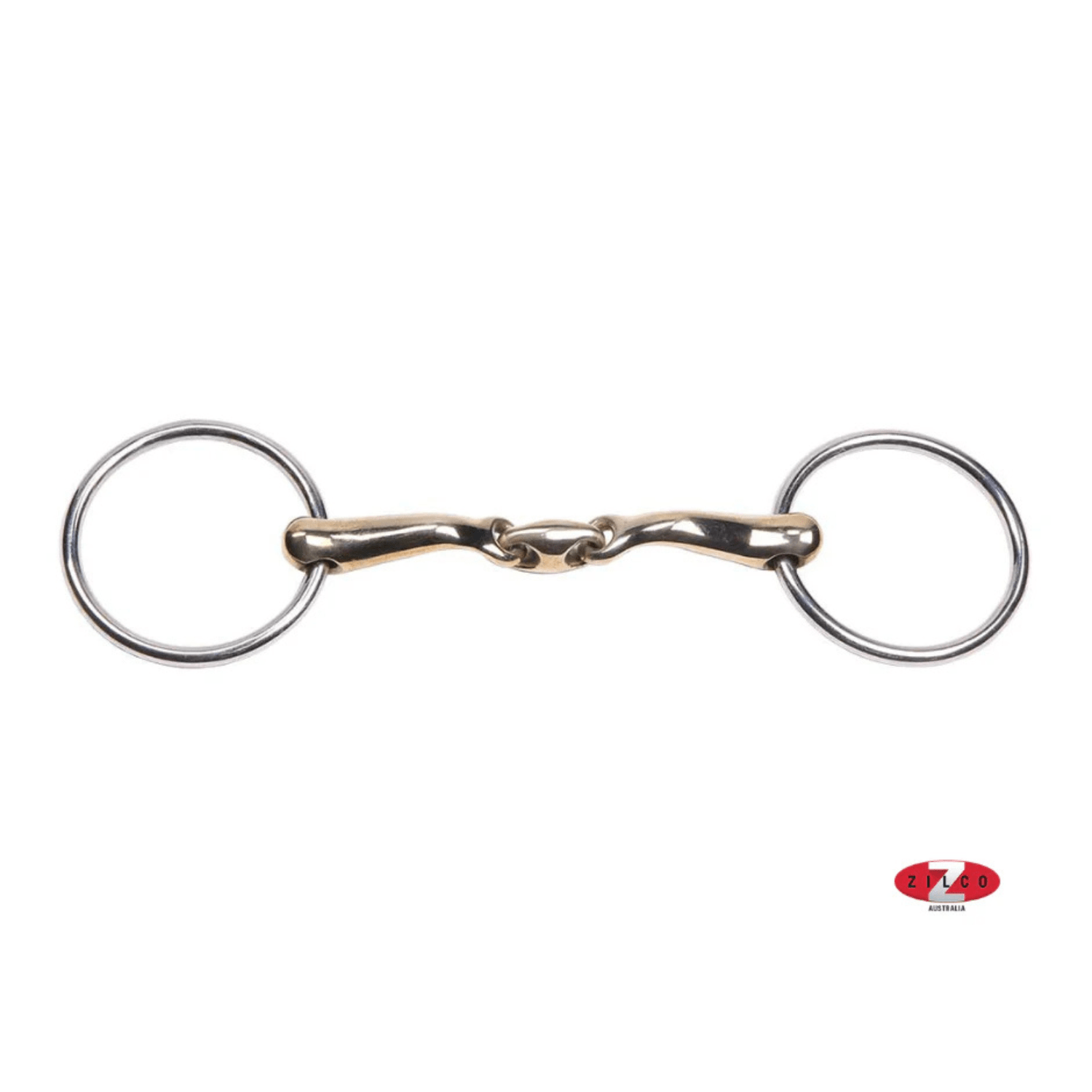 Zilco Curved Gold Training Snaffle - Saddleworld Devonport