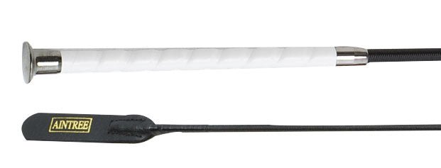 Zilco Dressage Whip - Leather Flapper Black - Saddleworld Devonport