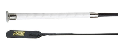 Zilco Dressage Whip - Leather Flapper Black - Saddleworld Devonport