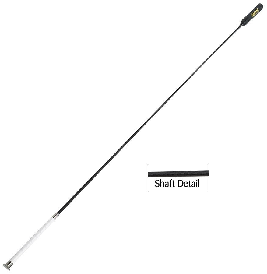 Zilco Dressage Whip - Leather Flapper Black - Saddleworld Devonport
