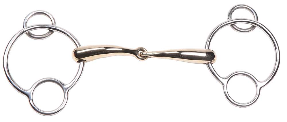 Zilco Precision Gold Jointed Bit - Saddleworld Devonport