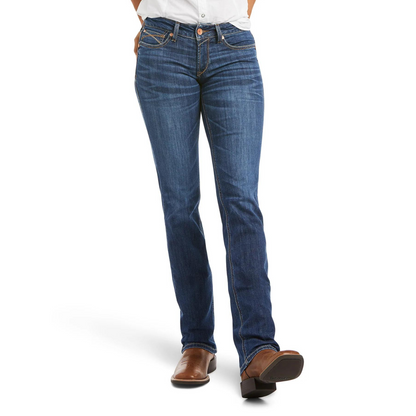 Ariat Woman R.E.A.L.™ Mid Rise Brenda Straight Leg Jeans