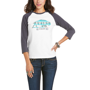 Ariat Womens Plain 3/4 T-Shirt