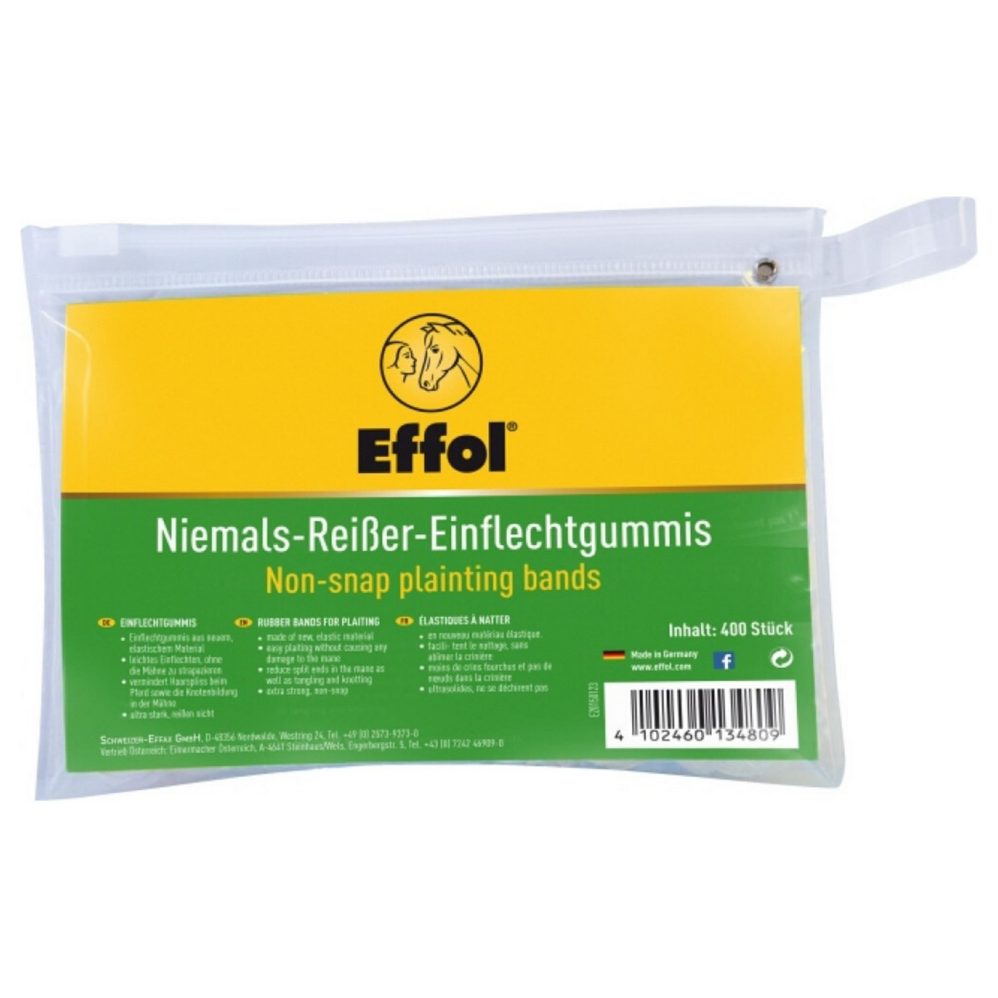 Effol Non-Snap Plaiting Bands - 400 Pack