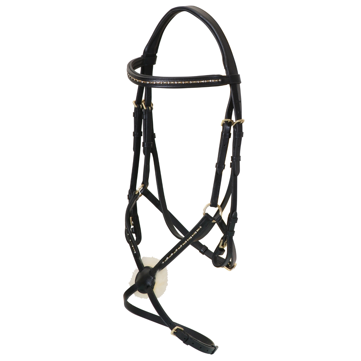 Eurohunter Gold Chain Figure Eight Bridle