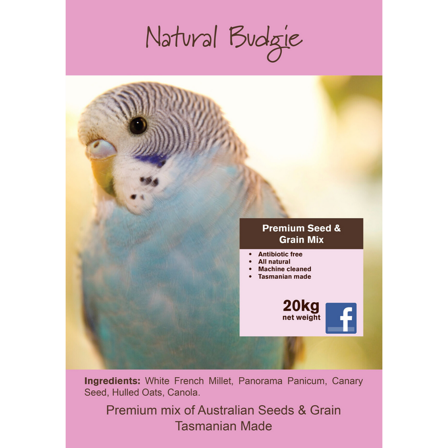 SEEDHOUSE NATURAL BUDGIE MIX