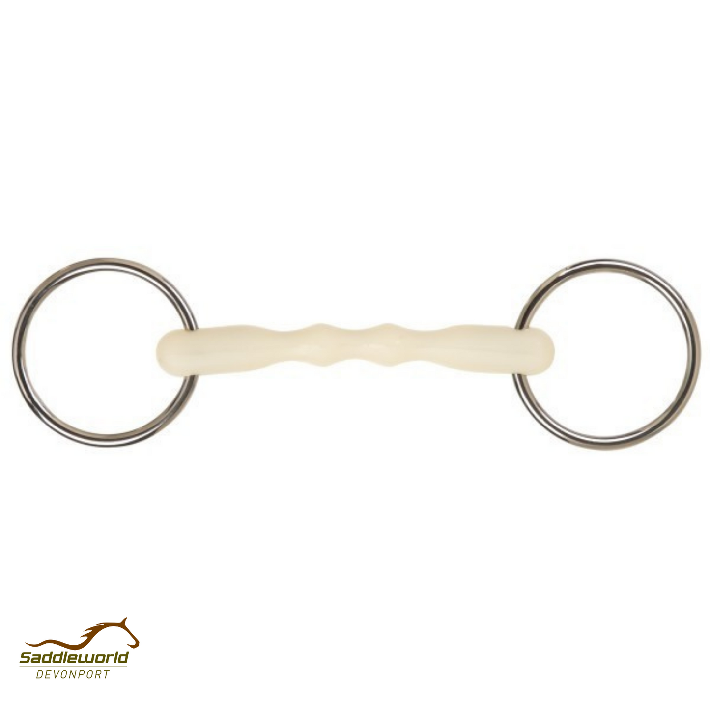 Happy Mouth Loose Ring Snaffle Bit with Flexible Mouth