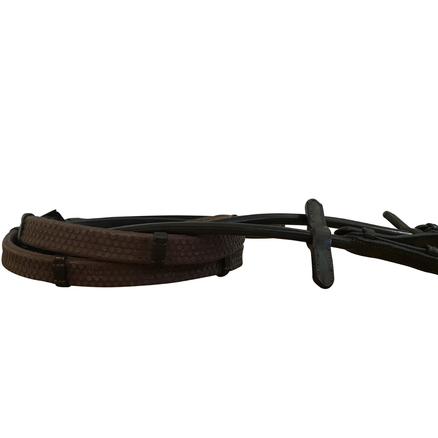 Lumiere Leather & Rubber Grip Reins
