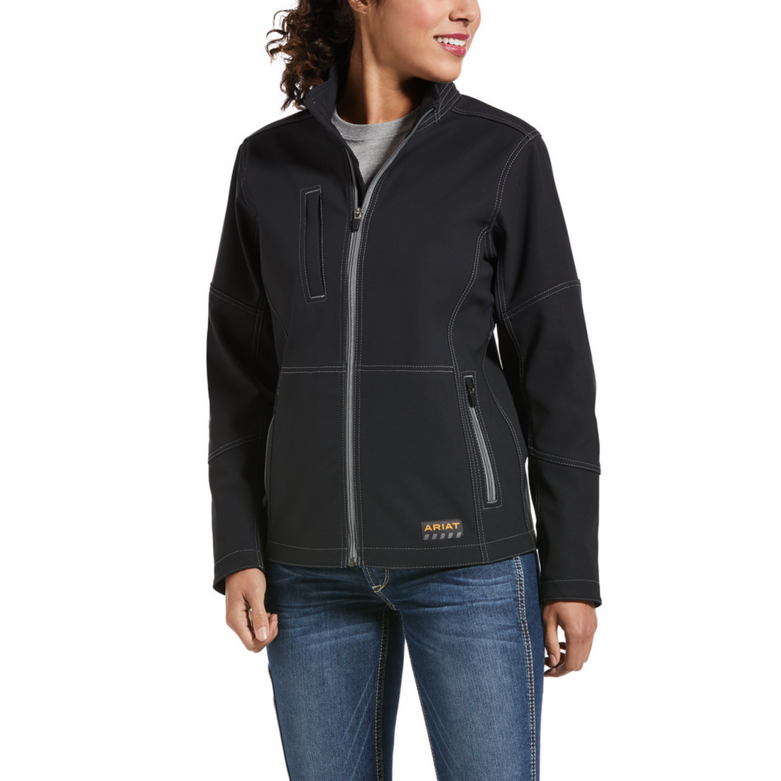 Ariat Womens Rebar Strech Canvas Softshell Jacket