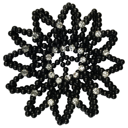 Hamag Pearl/Crystal Bun Hair Net
