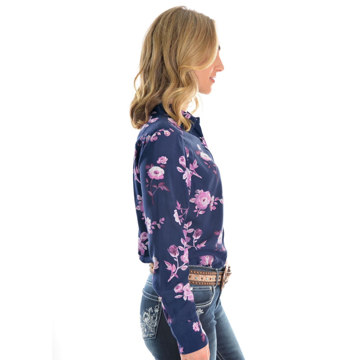 Pure Western Women's Margot Print Long Sleeve Shirt