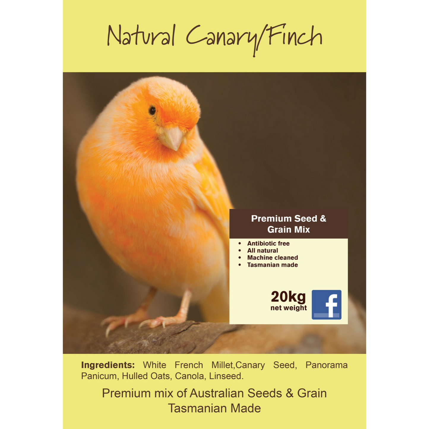 SEEDHOUSE NATURAL CANARY/FINCH