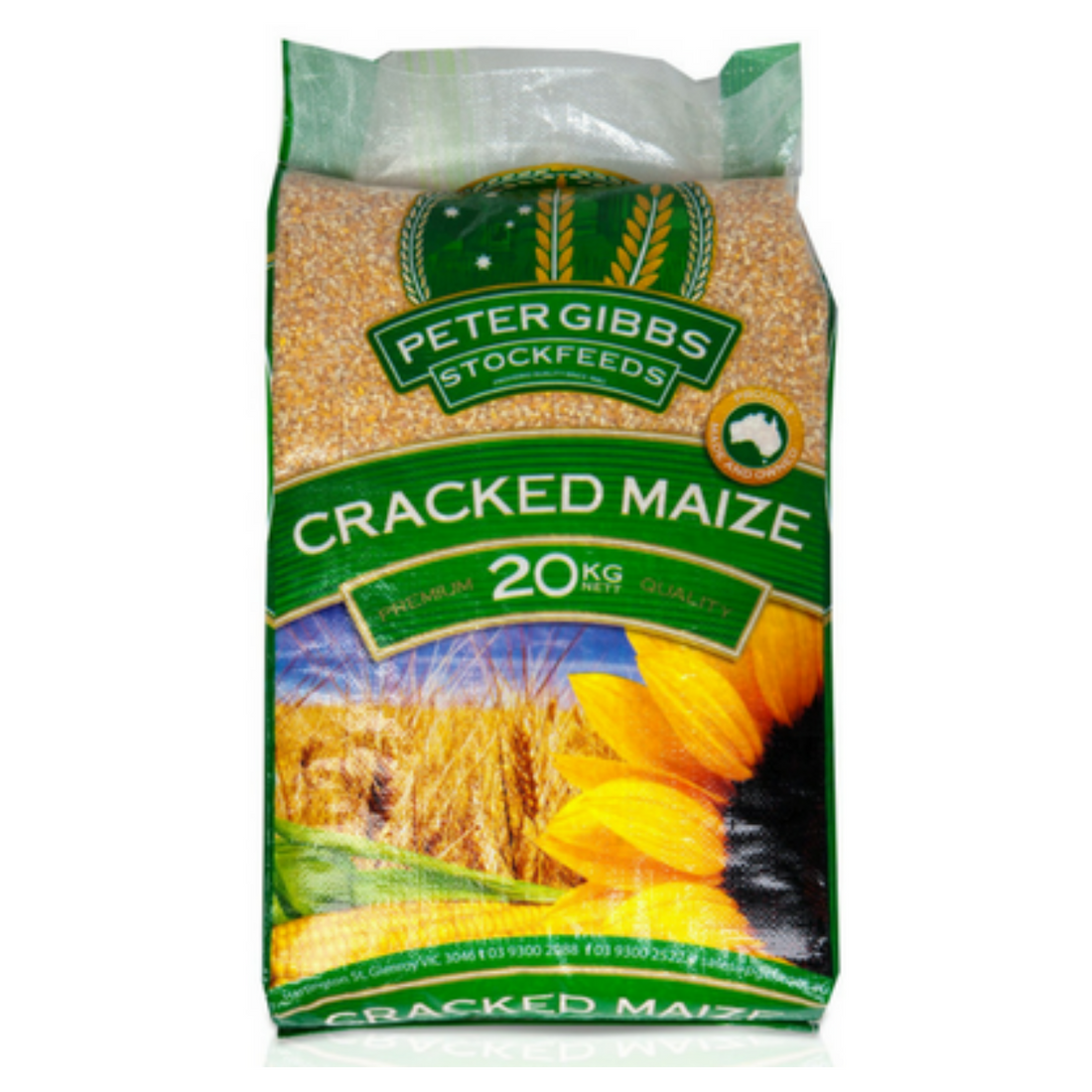 Peter Gibbs Cracked Maize 20KG