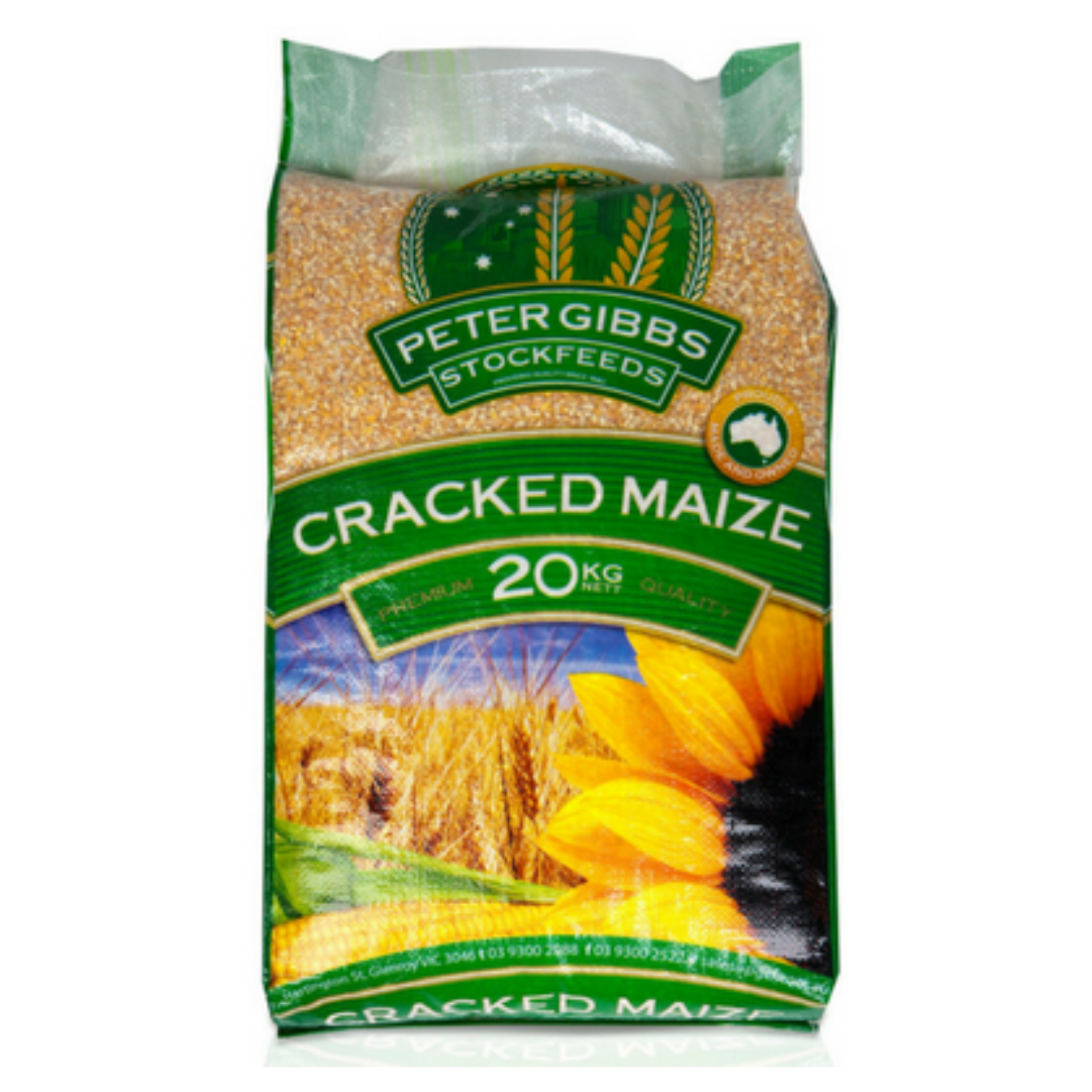 Peter Gibbs Cracked Maize 20KG