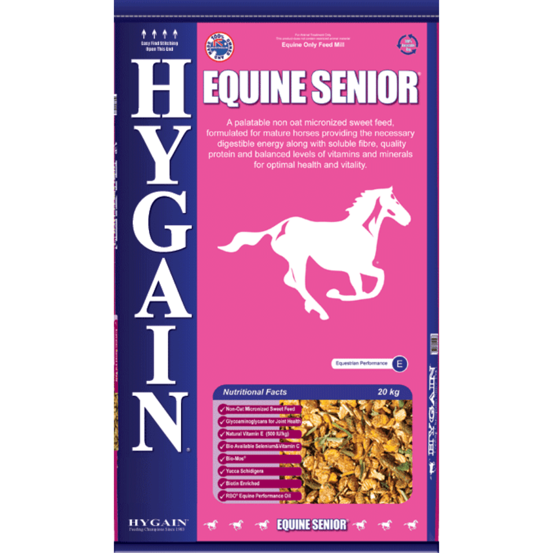 HyGain Equine Senior 20kg - Saddleworld Devonport