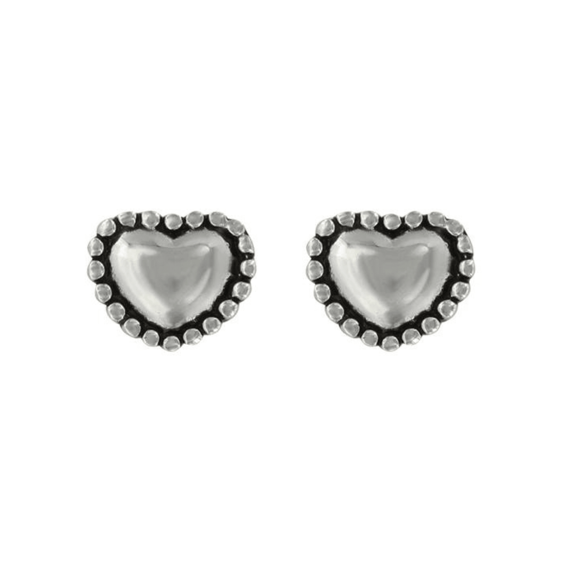 Montana Silversmiths Beaded Heart Earings - Saddleworld Devonport