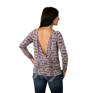 Noble Outfitters Women's Reversible Wrap Top