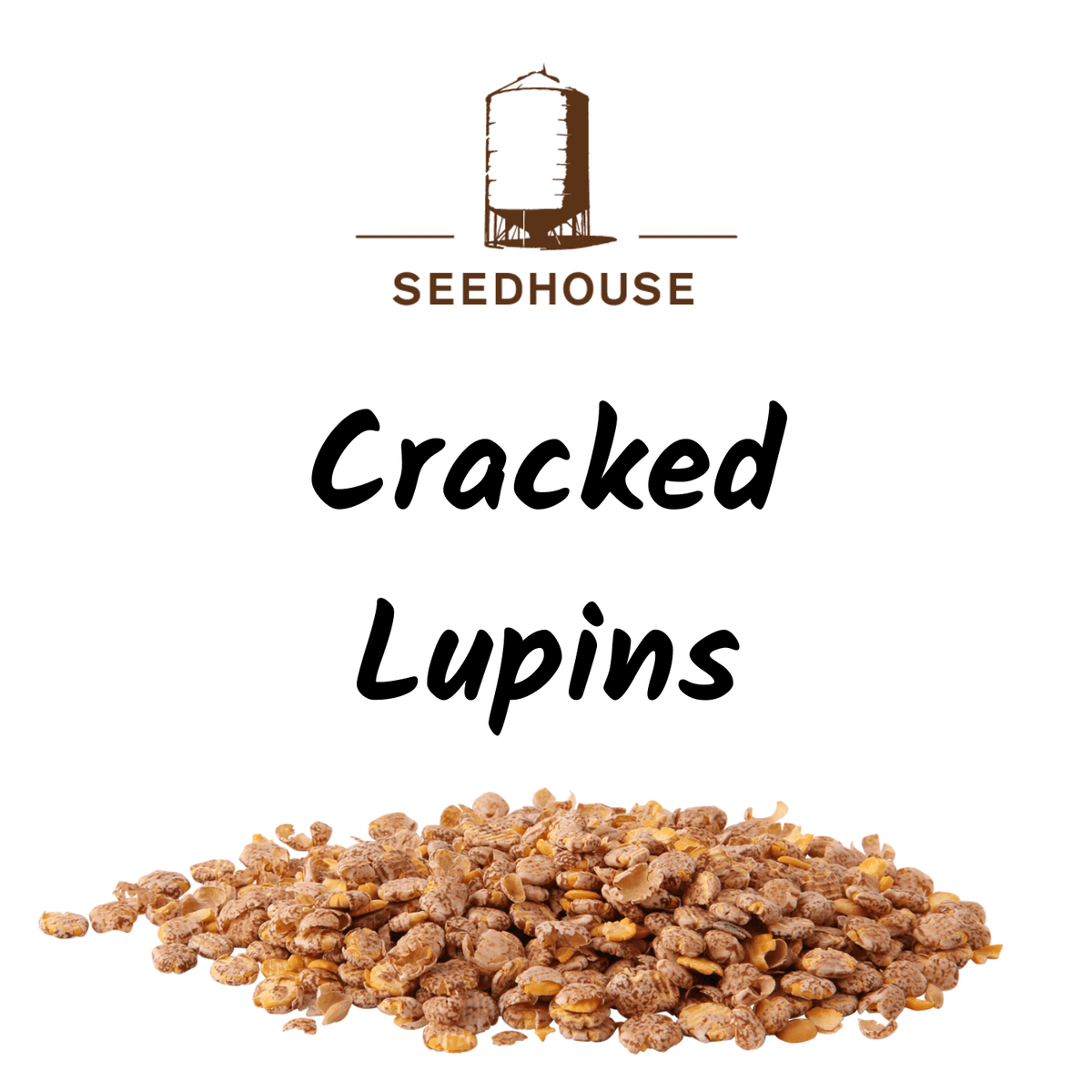 Seedhouse Cracked Lupins 20kg - Saddleworld Devonport
