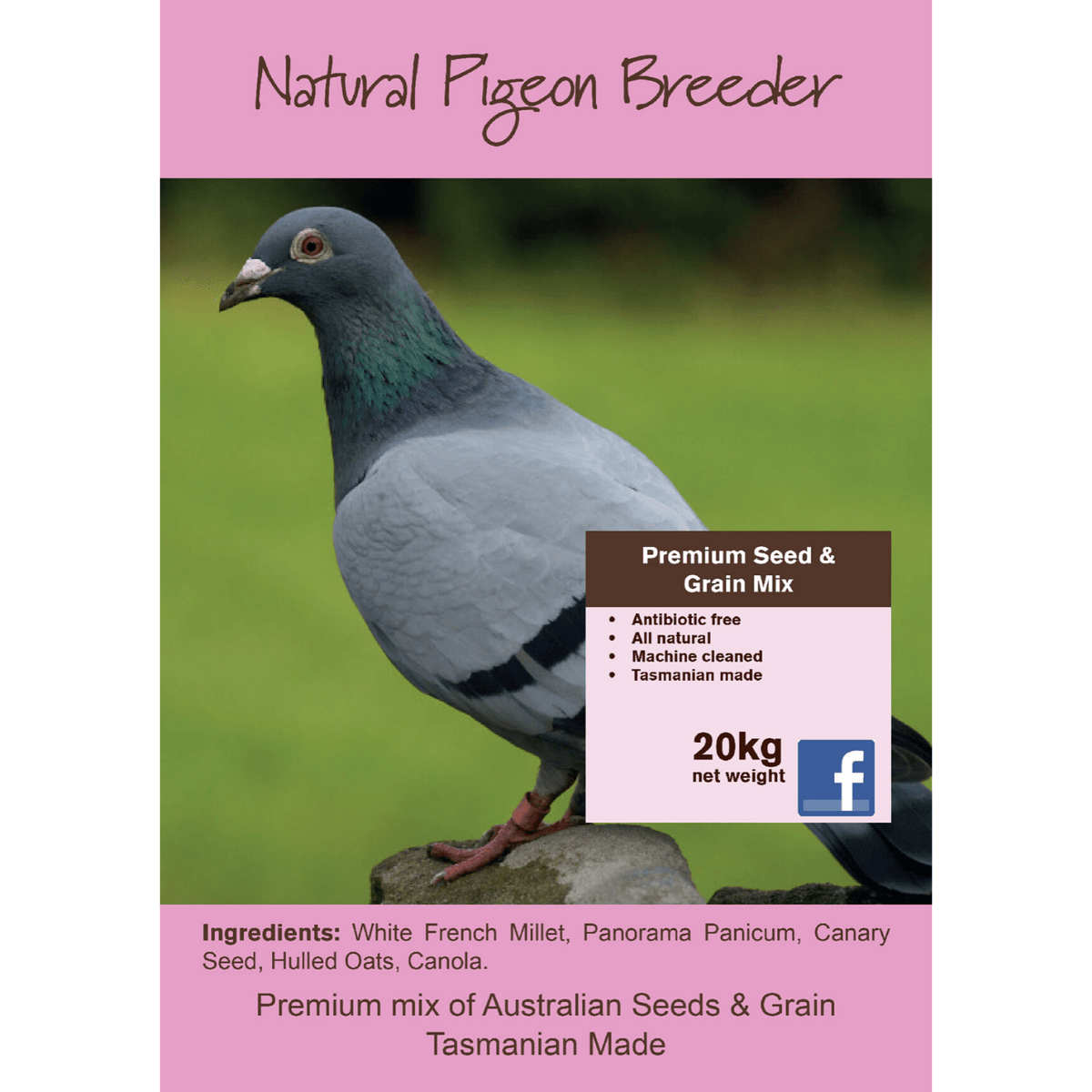 Seedhouse Pigeon Breeder 20kg - Saddleworld Devonport