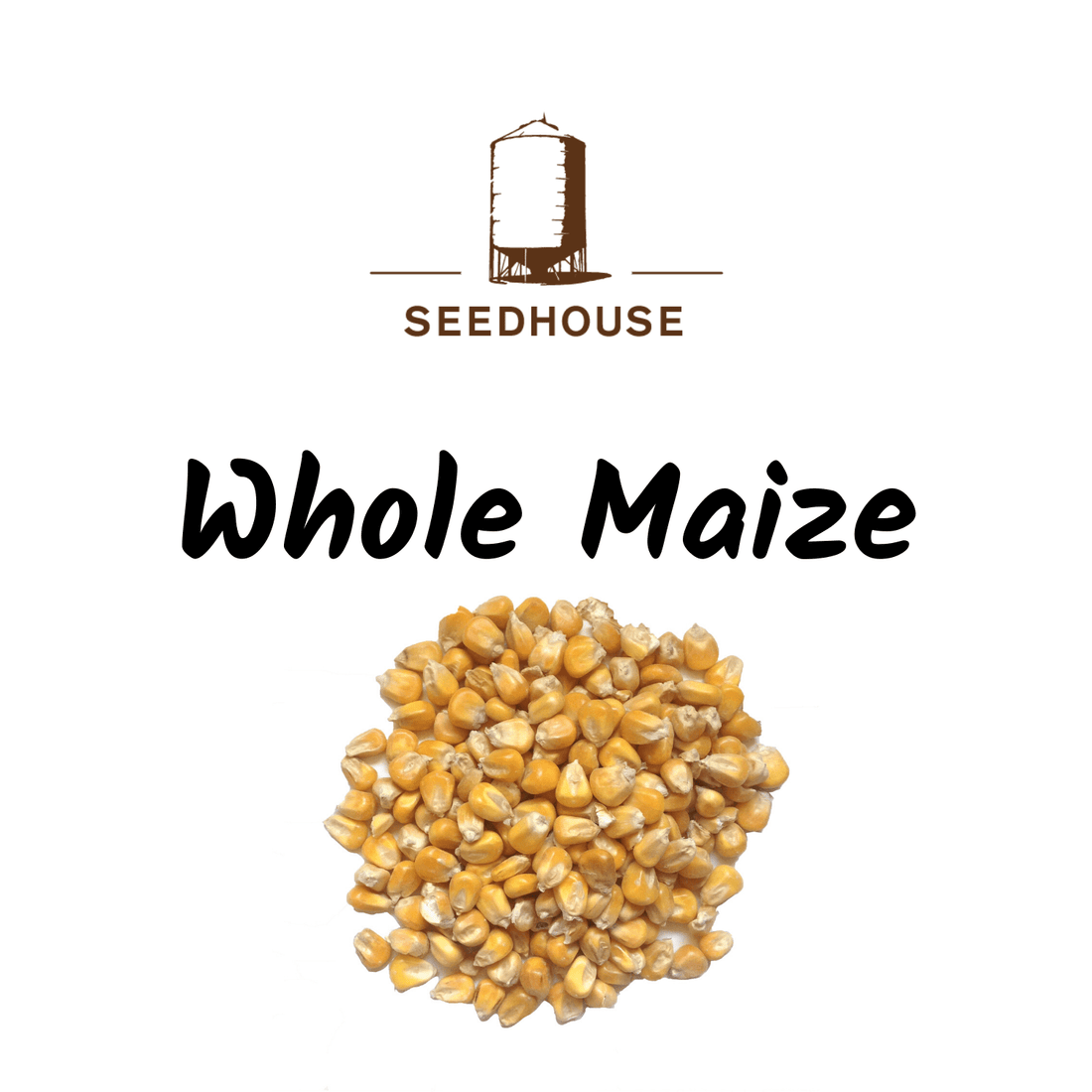 Seedhouse Whole Maize 20kg - Saddleworld Devonport