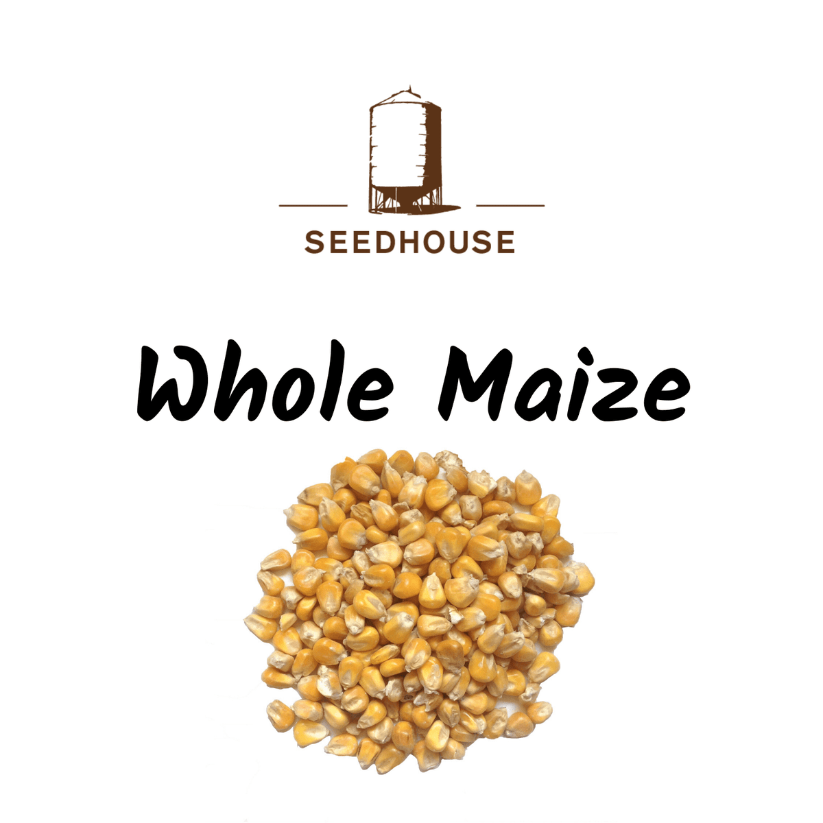 Seedhouse Whole Maize 20kg - Saddleworld Devonport
