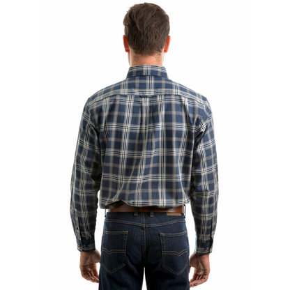 Thomas Cook Men's Carrieton Check 2 Pocket Long Sleeve Shirt