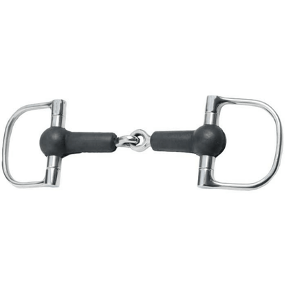 Zilco Rubber Jointed Mouth Dee Bit - Saddleworld Devonport